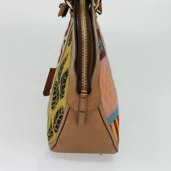 BURBERRY Hand Bag Leather 2way Beige Auth 113749V - Picture 5 of 15